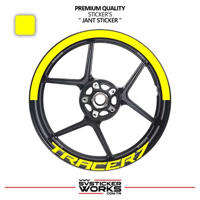 Yamaha Tracer 7 Jant Şeridi – Yarım Jant Kaplama & Tracer 7 Yazı Sticker Seti