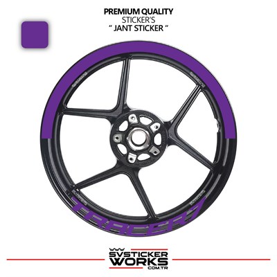 Yamaha Tracer 7 Jant Şeridi – Yarım Jant Kaplama & Tracer 7 Yazı Sticker Seti