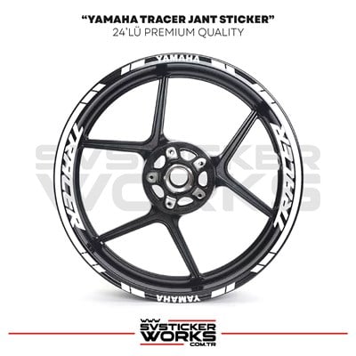 Yamaha Tracer Jant Sticker Seti Yüksek Kalite 24Lü Jant Set
