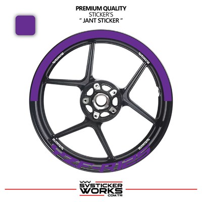 Yamaha Yzf-R125 Jant Şeridi – Yarım Jant Kaplama & Yzf-R125 Yazı Sticker Seti