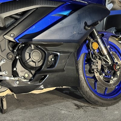 YAMAHA YZF-R25 2019-2024 ALT SAKAL KARBON KAPLAMA STİCKER ETİKET MODELİ 2 ADET SAĞ SOL