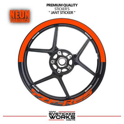 Yamaha Yzf-R25 Jant Şeridi – Yarım Jant Kaplama & Yzf-R25 Yazı Sticker Seti