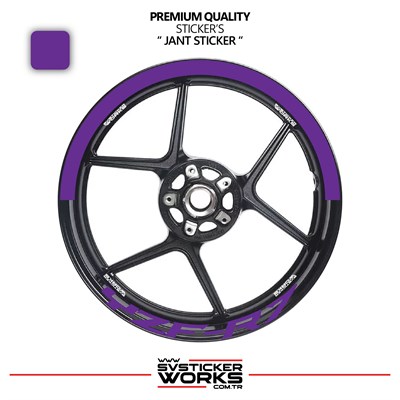 Yamaha Yzf-R7 Jant Şeridi – Yarım Jant Kaplama & Yzf-R7 Yazı Sticker Seti