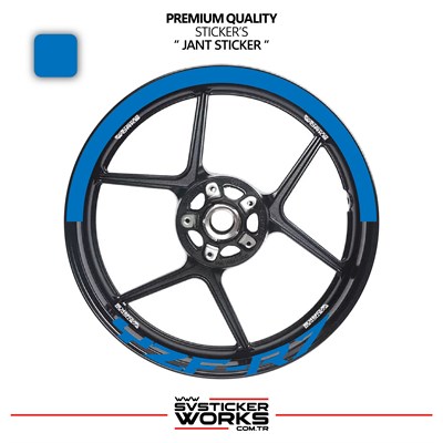 Yamaha Yzf-R7 Jant Şeridi – Yarım Jant Kaplama & Yzf-R7 Yazı Sticker Seti