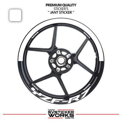 Yamaha Yzf-R7 Jant Şeridi – Yarım Jant Kaplama & Yzf-R7 Yazı Sticker Seti