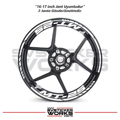 YAMAHA MT-25 Jant Sticker Dış Ve İç Set Sticker Jant Şeridi
