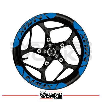 Yamaha Nmax Jant Şeridi Geniş Sticker Dıştan İçe Kaliteli Yüksek Yapışkanlı Sticker