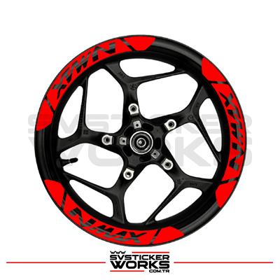 Yamaha Nmax Jant Şeridi Geniş Sticker Dıştan İçe Kaliteli Yüksek Yapışkanlı Sticker