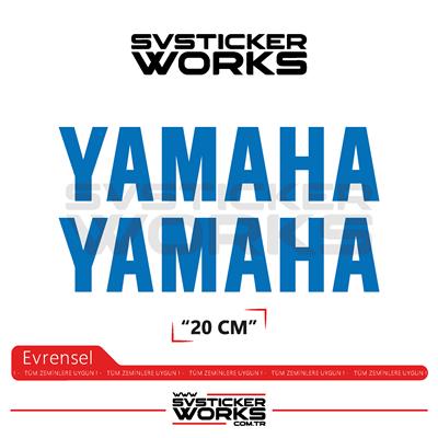 YAMAHA Sticker 2 Adet Evrensel Tüm Zeminlere Ve Modellere Uyumlu
