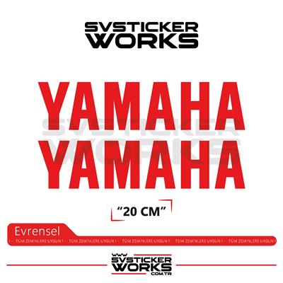 YAMAHA Sticker 2 Adet Evrensel Tüm Zeminlere Ve Modellere Uyumlu