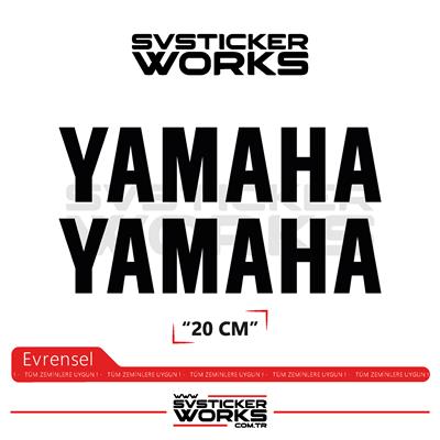 YAMAHA Sticker 2 Adet Evrensel Tüm Zeminlere Ve Modellere Uyumlu