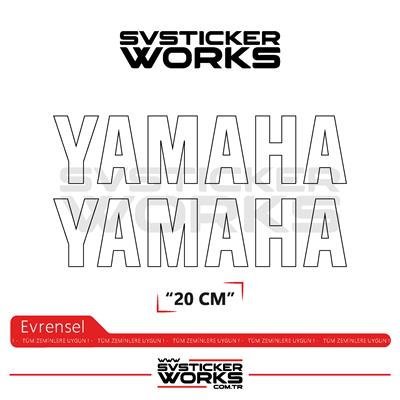 YAMAHA Sticker 2 Adet Evrensel Tüm Zeminlere Ve Modellere Uyumlu
