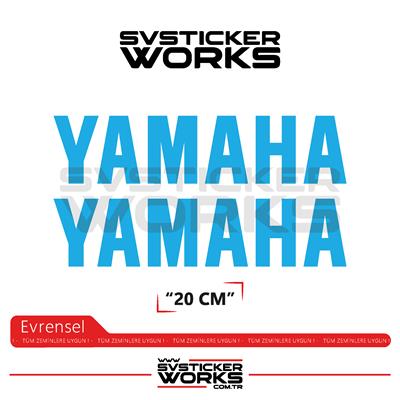 YAMAHA Sticker 2 Adet Evrensel Tüm Zeminlere Ve Modellere Uyumlu