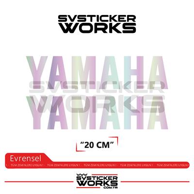 YAMAHA Sticker 2 Adet Evrensel Tüm Zeminlere Ve Modellere Uyumlu