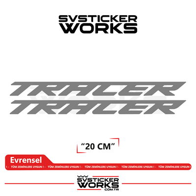 Yamaha Tracer 7 / 9 / GT Uyumlu Yazı Sticker – Yüksek Kalite Özel Kesim Folyo (2li Set)