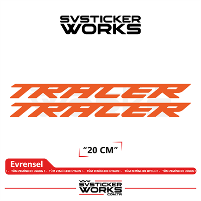 Yamaha Tracer 7 / 9 / GT Uyumlu Yazı Sticker – Yüksek Kalite Özel Kesim Folyo (2li Set)
