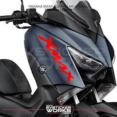 YAMAHA XMAX Yazılı Sticker Yan Grenaj Yazı Çift Sticker