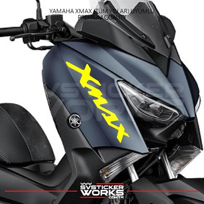 YAMAHA XMAX Yazılı Sticker Yan Grenaj Yazı Çift Sticker