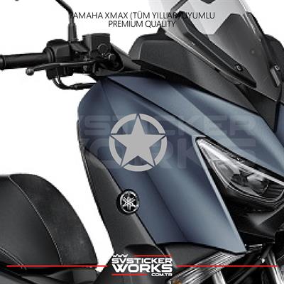 YAMAHA XMAX Yıldız Sticker Yan Grenaj Desen İkili Sticker