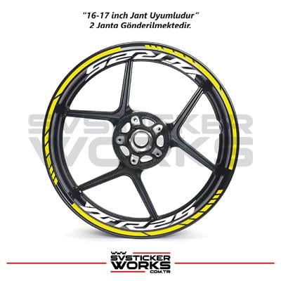 Yamaha YZF-R25 Jant Sticker Dış Ve İç Set Sticker Jant Şeridi