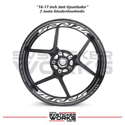 Yamaha YZF-R25 Jant Sticker Dış Ve İç Set Sticker Jant Şeridi