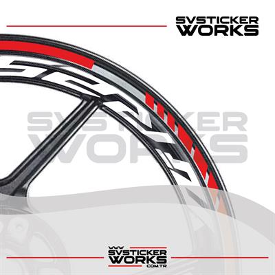Yamaha YZF-R25 Jant Sticker Dış Ve İç Set Sticker Jant Şeridi