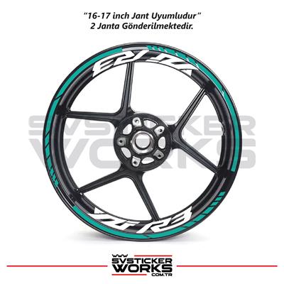 Yamaha YZF-R3 Yazılı Jant Sticker Dış Ve İç Set Sticker Jant Şeridi