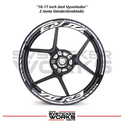 Yamaha YZF-R3 Yazılı Jant Sticker Dış Ve İç Set Sticker Jant Şeridi