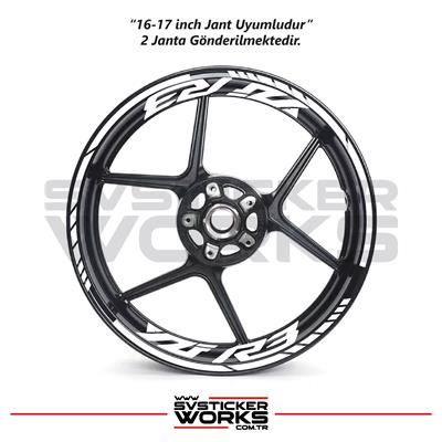 Yamaha YZF-R3 Yazılı Jant Sticker Dış Ve İç Set Sticker Jant Şeridi