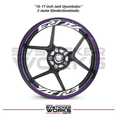 Yamaha YZF-R3 Yazılı Jant Sticker Dış Ve İç Set Sticker Jant Şeridi