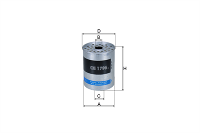 CE1796M | CAV 7111/796 | UZUN CAV YAKIT FİLTRESİ