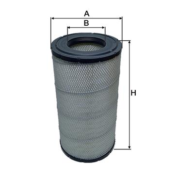 CR0009/0046 | 1295090 | VOLVO - KOMATSU İŞ MAKİNESİ HAVA FİLTRESİ TAKIM ( İÇ/DIŞ)