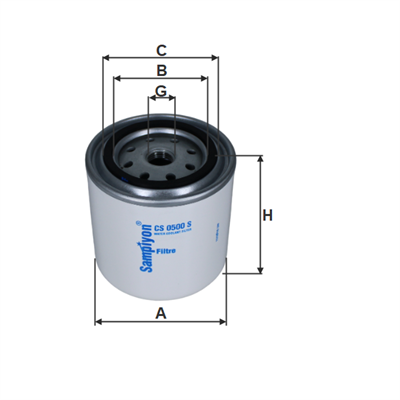 CS0500S | 40997991 | CUMMINS SU FİLTRESİ