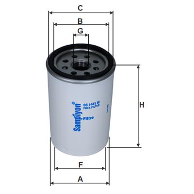 CS1441M | 20514654 | VOLVO - RENAULT TRUCKS YAKIT SEPERATOR FİLTRESİ