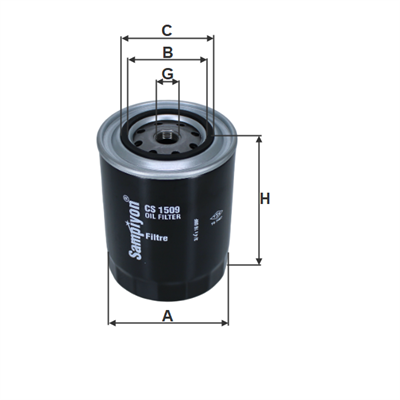 CS1509 | 72089505 | NEW HOLLAND - CASE YAĞ FİLTRESİ