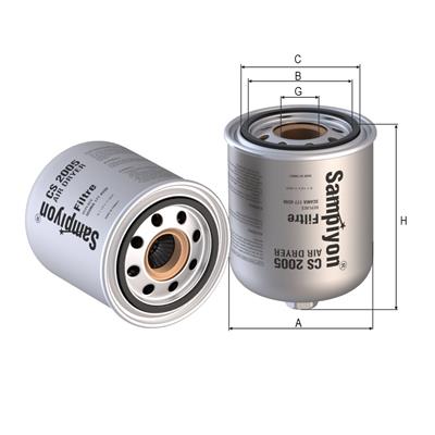 CS2005 | 1774598 | SCANIA - WABCO HAVA KURUTUCU FİLTRE