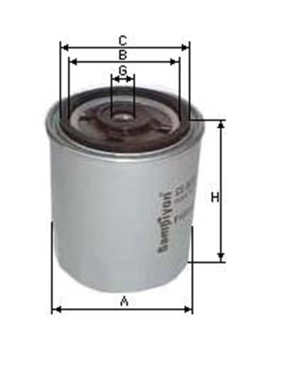 CS0037M | 6010901552 | MERCEDES W124 E200 D,E250 D 1993-1996,W/S210 E220 D 1996-2002,VİTO I W638 110D 1996- YAKIT FİLTRESİ