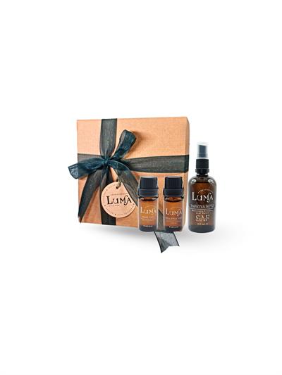 Derin Nefes Mini Hediye Set – Sağlık & Ferahlık Seti (Papatya Hidrosolü, Okaliptus ve Nane Uçucu Yağı)