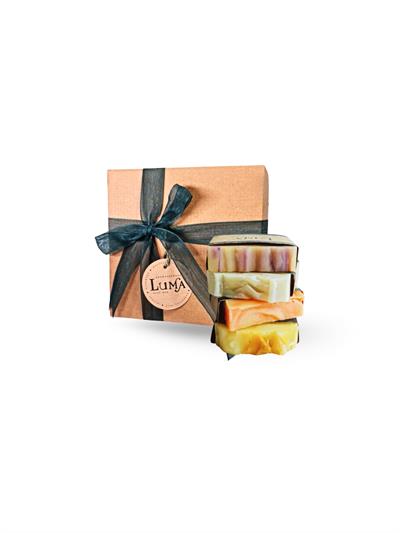Doğal Sabun Mini Hediye Set -  Lavanta, Gül, Portakal, Defne Sabunu