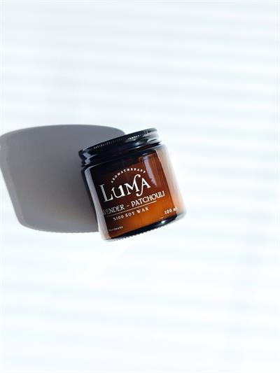 Lavanta & Patchouli Kokulu %100 Doğal Aromaterapik Soya Mumu - 100 ml