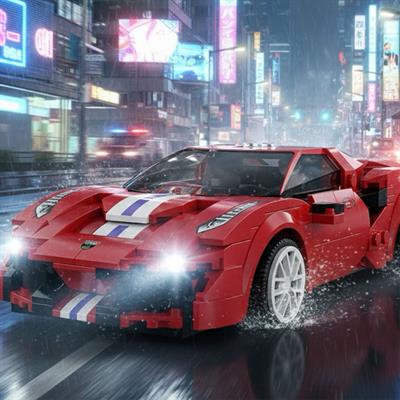 CADA 488 Race Car 306 PARÇA BLOCK OYUNCAK