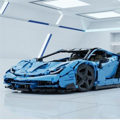 CADA 770-4 Super Car 3842 PARÇA BLOCK OYUNCAK