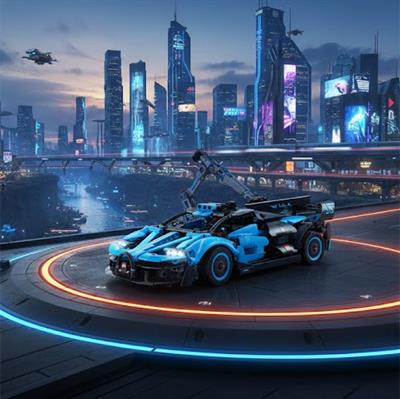 CADA Blue Flame Specter 421 PARÇA BLOCK OYUNCAK