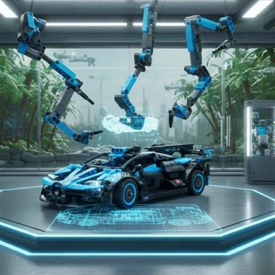 CADA Blue Flame Specter 421 PARÇA BLOCK OYUNCAK