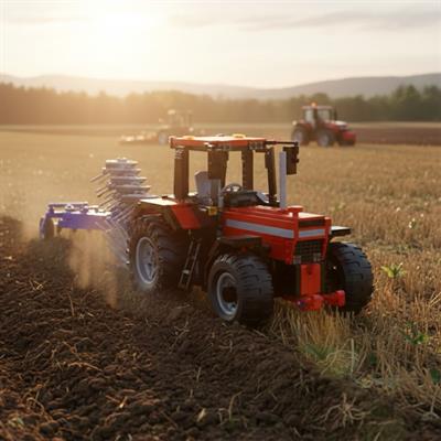 CADA Çiftlik Traktörü 1675 PARÇA  BLOCK OYUNCAK