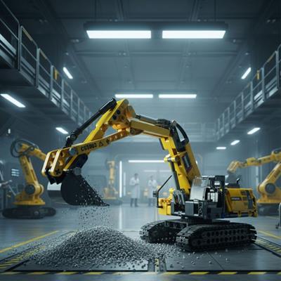 CADA Ekskavatör 467 PARÇA BLOCK OYUNCAK