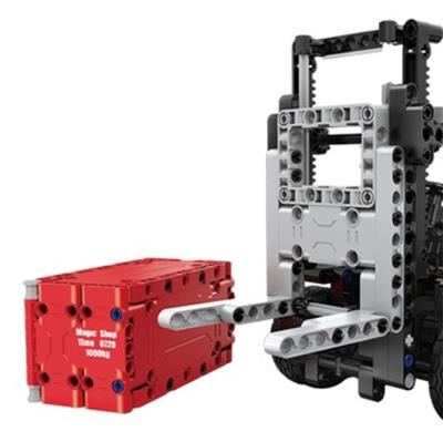 CADA FORKLİFT İŞ MAKİNASI 388 PARÇA  BLOCK OYUNCAK