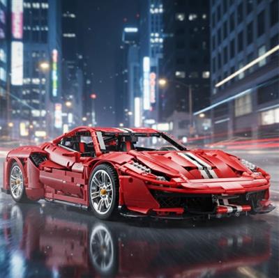 CADA Italian Red Supercar 3187 PARÇA BLOCK OYUNCAK