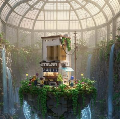 CADA JAPON ÇÖREK DÜKKANI 1108 PARÇA BLOCK OYUNCAK