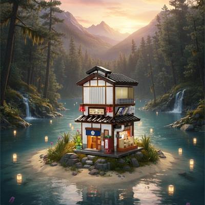 CADA JAPON SOKAK MANZARASI 1195 PARÇA BLOCK OYUNCAK